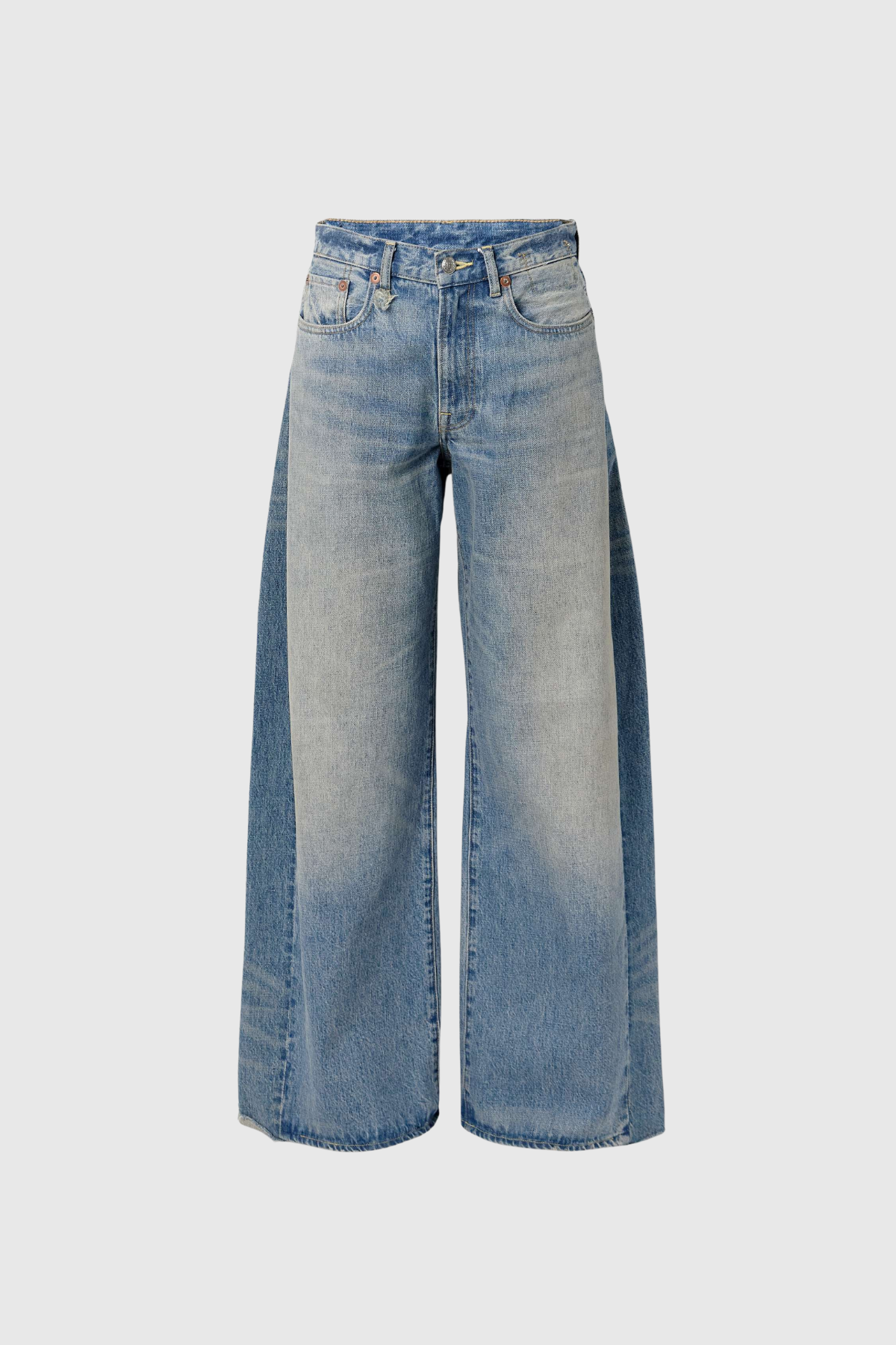Kay Bleached Wide Leg Jeans
