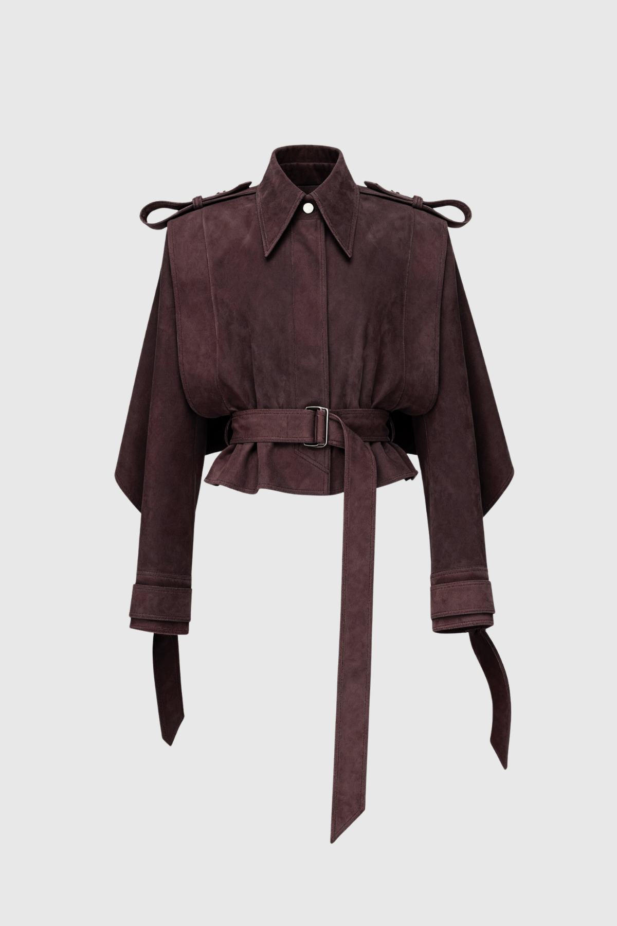 Romy Lapel Suede Jacket